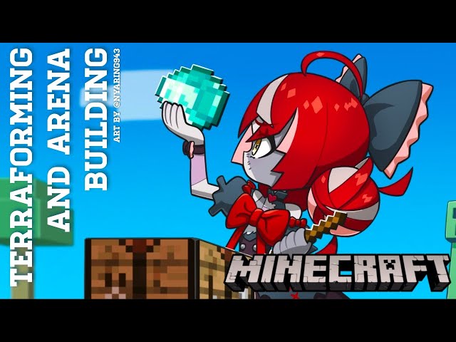 【MINECRAFT】WE'RE HALFWAY FINISHED!! LET'S KEEP WORKING!!【Hololive Indonesia 2nd Gen】のサムネイル