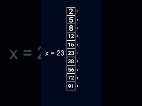 Binary Search in 60 seconds