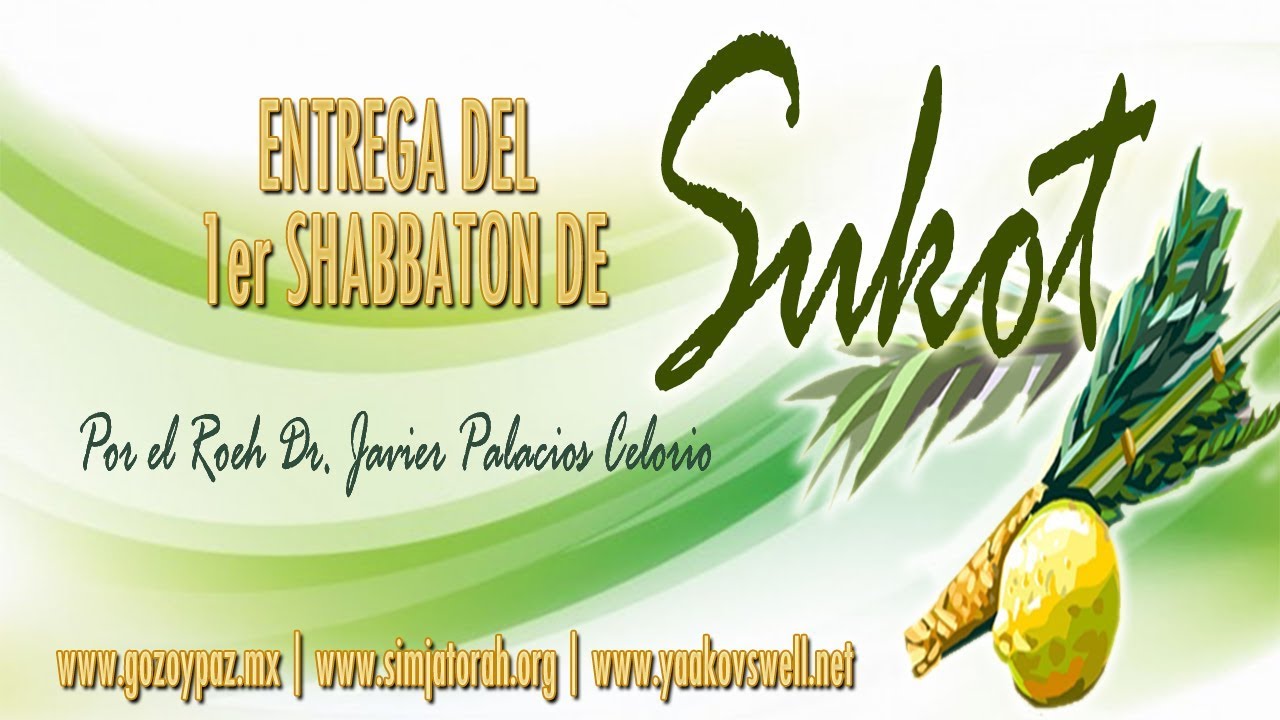 Entrega del Primer Shabaton de Sukot por el Roeh Dr. Javier Palacios Celorio - Kehila Gozo y Paz cristianos libros