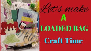 DIY LOADED BAG!!!  How to Make a Loaded Bag - Paper to Masterpiece - Swaps