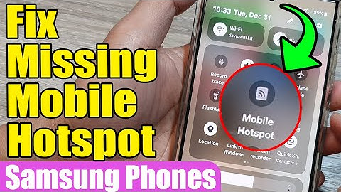 📲✨ Fix Missing Mobile Hotspot in Notification/Quick Settings Panel on Samsung Devices 🚀