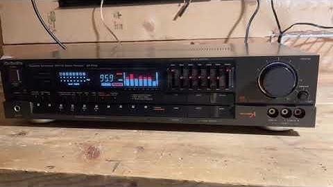 Technics SA-R330 Receiver Demo - 1988 60 WPC