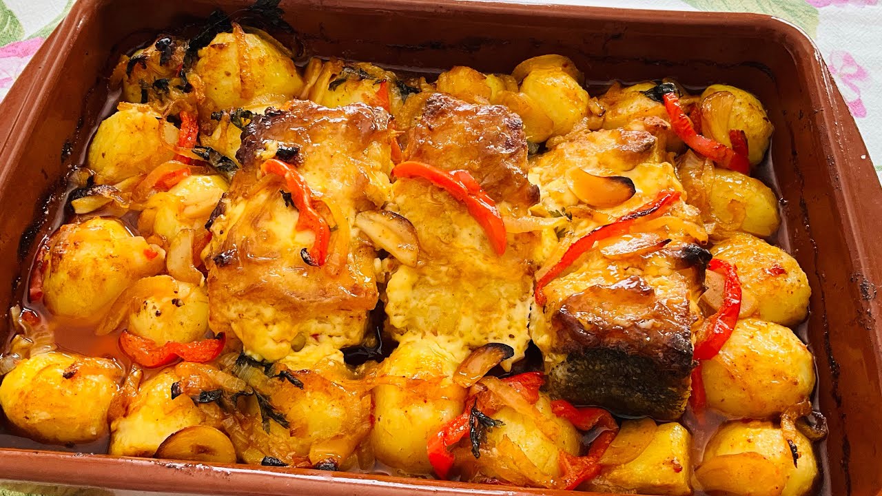 Mais uma Receita de Bacalhau Delicioso no Forno 