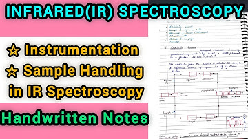 Instrumentation & Sample Handling in IR Spectroscopy - Infrared Spectroscopy(MSc 3 Sem)