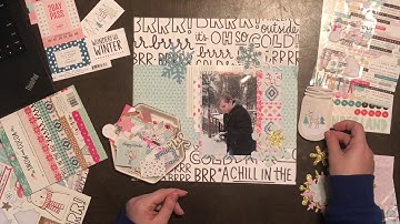 Crate Paper Snow And Cocoa Process Video