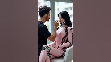 Pink Humanoid Robot Blends Elegance & Tech in Heartwarming Human Interaction 🤖🌸 #Robots #Robot