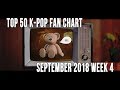 Top 50 K-Pop Songs Chart - September 2018 Week 4 Fan Chart