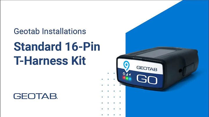 How to Install a GO Device Using a Geotab Standard 16-Pin T-Harness Kit (HRN-GS16K22)