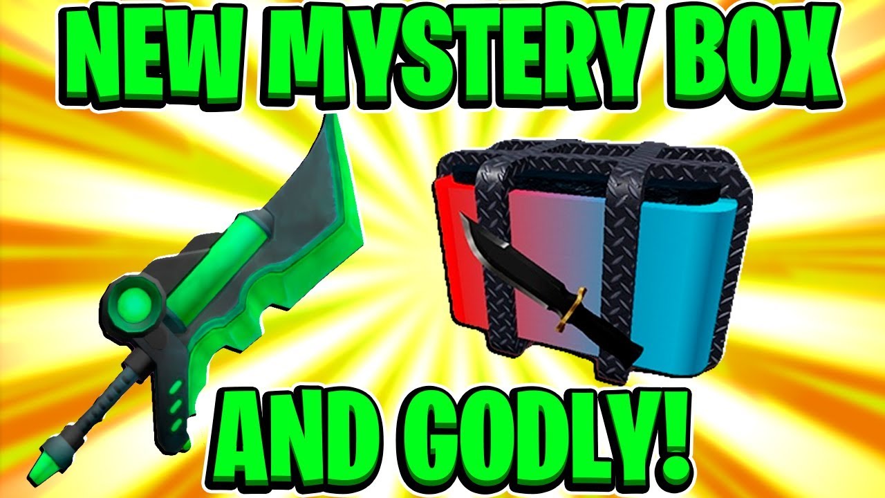 Update Buying The New Bioblade Godly New Mystery Box 2 In - roblox murder mystery 2 new godlys youtube