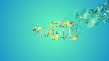 FREE AFTER EFFECTS TEMPLATE: Polygon Particle Logo,