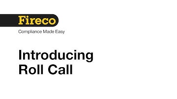 Introducing Roll Call from Fireco