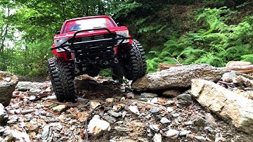 1/10 Scale Crawler : RC4WD Marlin Crawler Trailfinder 2 Maiden Run!