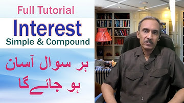 Interest - Simple or Compound. Complete tutorial on Interest. NUST IBA SAT GMAT GRE questions solved