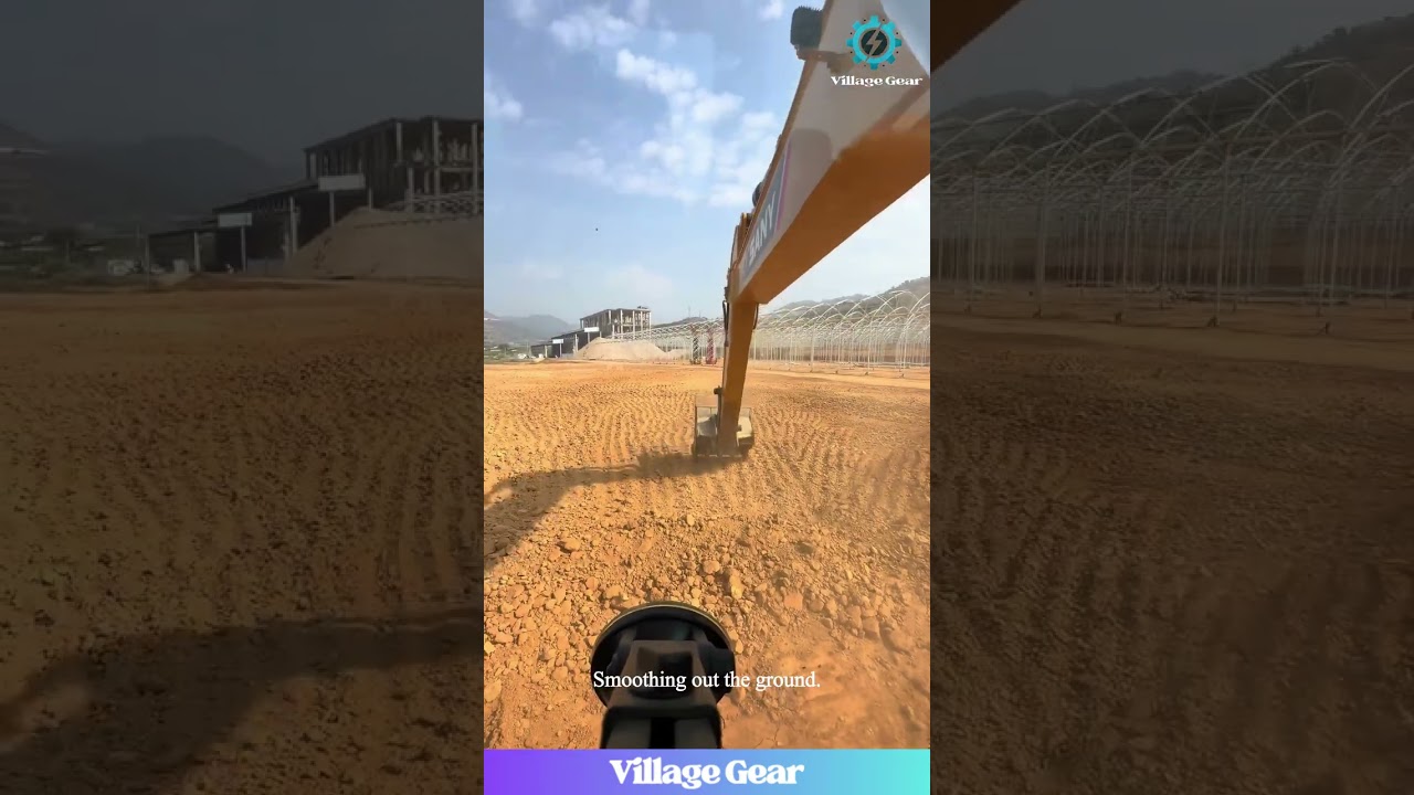 This Excavator is Making Land Leveling Look EASY! 