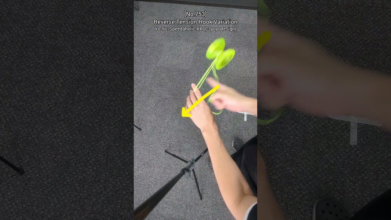 [No.753]🪀Today's Yo-Yo Trick & Tutorial:Reverse Tension Hook Variation #yoyo #yoyotricks #tutorial