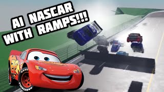 ROBLOX AI NASCAR WITH RAMPS! | Pummu Talladega (Roblox)