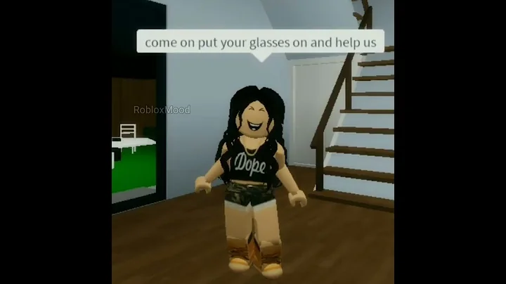 Bubbles! put your glasses on (meme) ROBLOX #Shorts