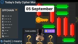 05 September Daily Cipher Daily Combo Minigame Hamster Kombat Puzzle Solved Chiffre Quotidien هامستر