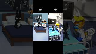 Funny Babies 2D vs 3D (Animal hospital Anomaly)