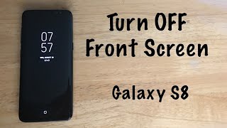 How to turn Off front screen clock Galaxy S8 /S8 Plus screenshot 2