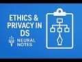 Data Ethics & Privacy Explained. Bias, Fairness | Neural Notes | #csengineering #ds