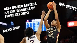 Best Men's College Basketball Buzzer Beaters and Game Winners of February 2022 (March Madness)