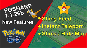 PGSharp 1.1.26 Beta New Features Shiny Pokemon Feed