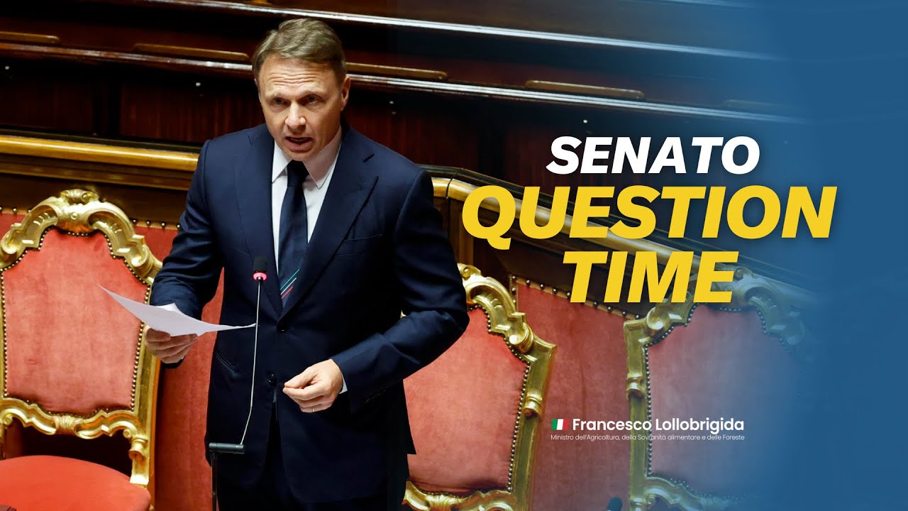 Il Ministro Lollobrigida al Question Time sui principali temi di agricoltura