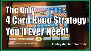 How To Win At 4 Card Keno With Mystic Gambler Smart Charts - Complete Tutorial screenshot 5