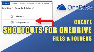 onedrive - create a shortcut to a file or folder