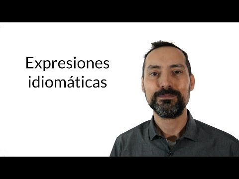 Video: La expresión idiomática y su origen