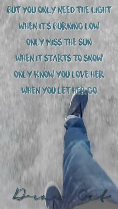 Story WA | Instagram lirik lagu Let Her Go dari Passenger