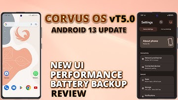 Corvus OS Android 13 Update | Corvus OS T5.0 For POCO F4 | New Look & Features | Gaming Test