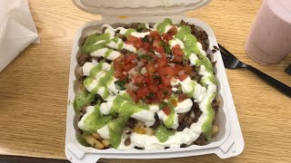 Carne Asada Fries Strawberry Milkshake Cheat Meal Vlog! Kevin is Back From The Marines For Winter by TrynaMakeGainz 70 views 4 months ago 7 minutes, 14 seconds