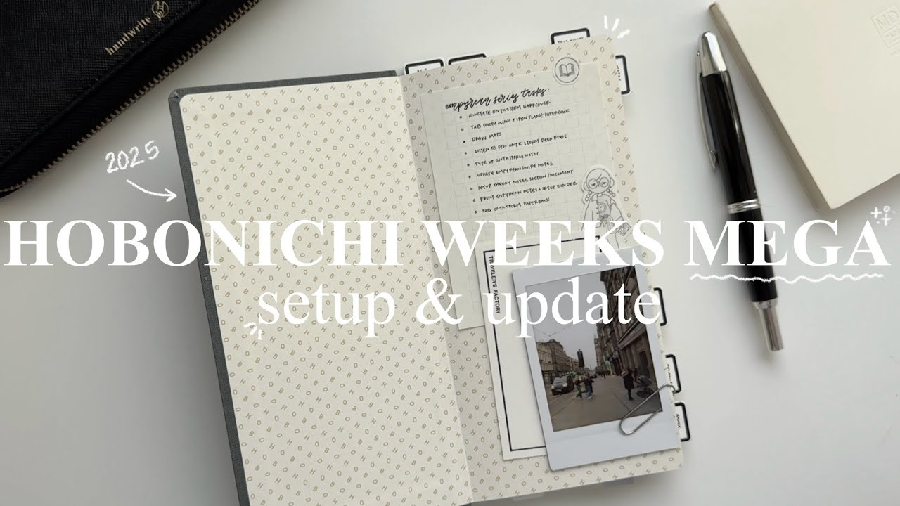 Мега-настройка и обновление недель Hobonichi 2025