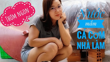 Nước mắm nhĩ cá cơm ( nước mắm nhà làm )
