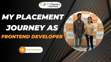 Placed as Frontend Developer | Trupti Kamble |  QSpiders Hadapsar | 2.40 LPA...