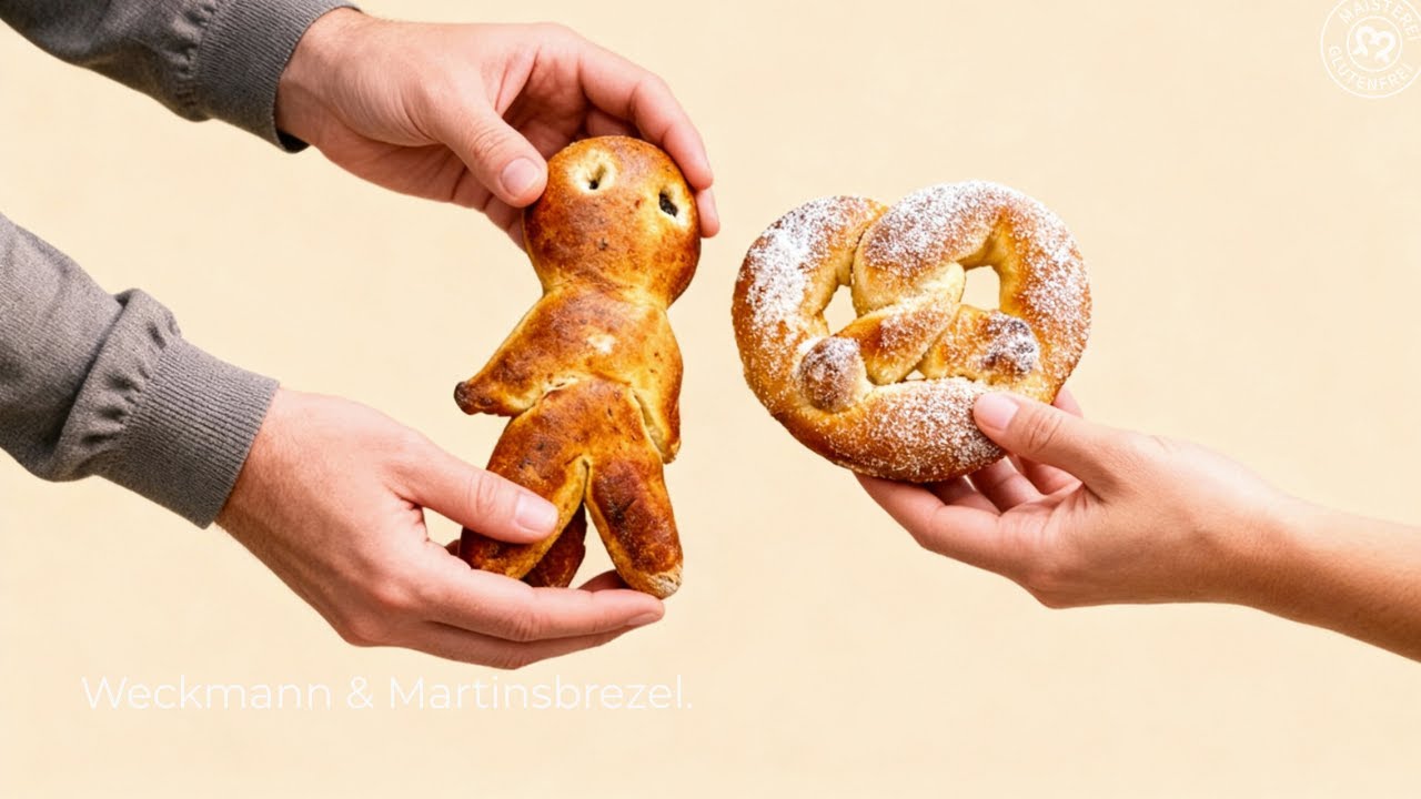 Weckmann & Martinsbrezel. Mild & hell.