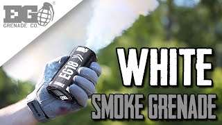 EG18 - White Smoke Grenade - Big Smoke Bomb - Smoke Effect