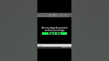 How to adapt the pointed arch in your design.|Part 4...2 in1   #shorts #youtube #explorepage اكسبلور