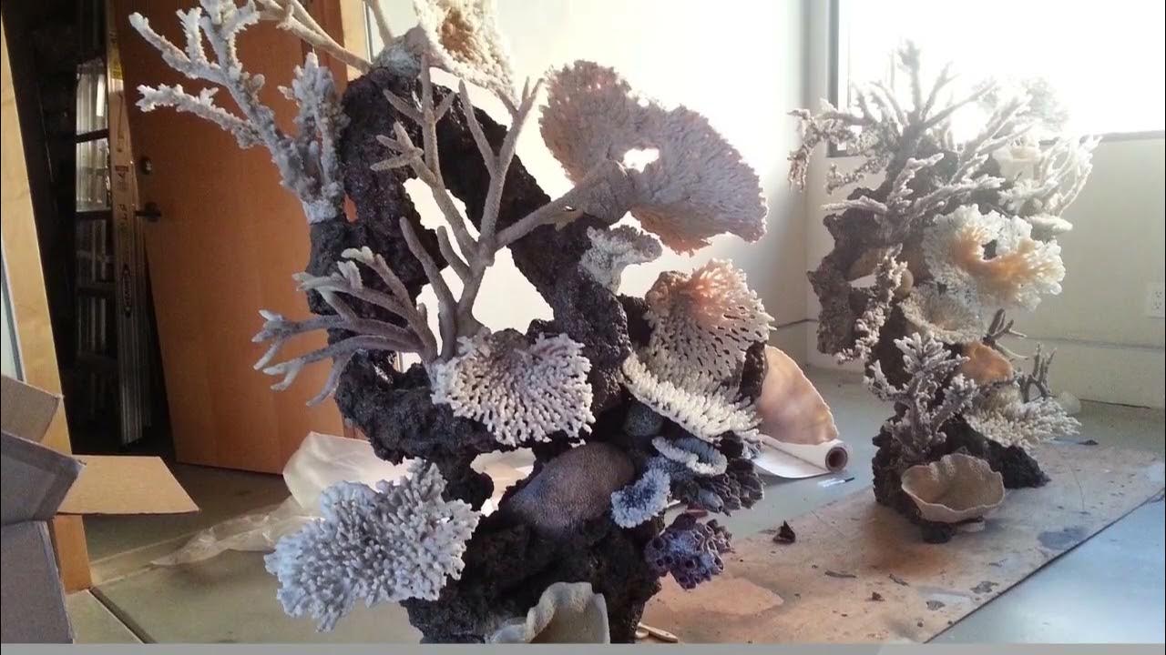 Custom Artificial Coral Reef Inserts for Saltwater Aquarium by Fsh By
