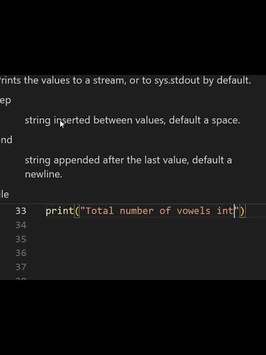 How to Count vowels in string in Python #strings #python - YouTube