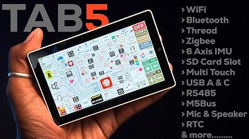 An ESP32 based TABLET 🤯🔥 | M5 Tab5 | @M5Stack