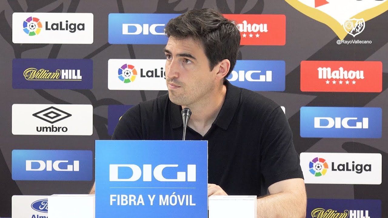 Rueda de prensa de Iraola tras el Rayo 1 - Girona FC 2 - YouTube
