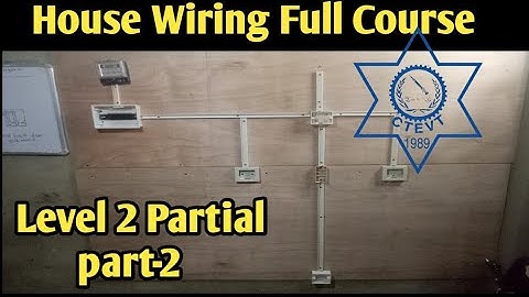 house wiring training in nepali/Ctevt level 2 building electrician/listy(casing capping) wiring -2