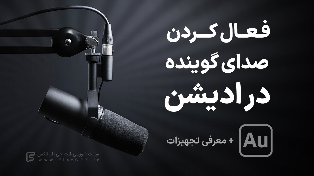 فعال کردن صدای گوینده در ادیشن