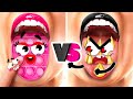 Doodle Duel | Ultimate PINK vs BLACK Challenge | How To Be Popular by DOODLAND
