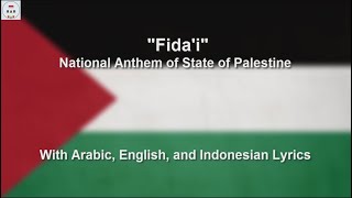 Fida'i - National Anthem of State of Palestine - With Lyrics Resimi