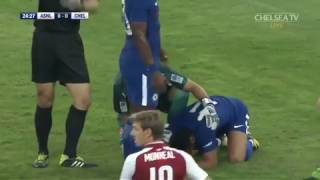 Pedro Rodriguez injury Chelsea vs arsenal 22.07.2017