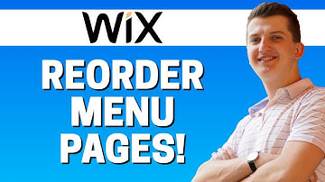 How To Reorder Menu Items In WIX 2020